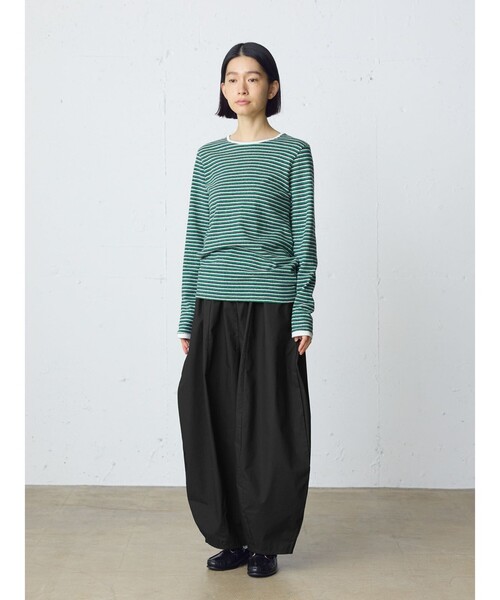 MidiUmi（ミディウミ）の「MidiUmi コクーンイージーパンツ（その他パンツ・レディース・チャコールグレー/カーキ/ブラック・FREE）」の8枚目の写真