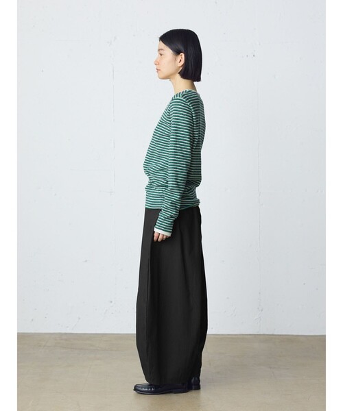 MidiUmi（ミディウミ）の「MidiUmi コクーンイージーパンツ（その他パンツ・レディース・チャコールグレー/カーキ/ブラック・FREE）」の9枚目の写真