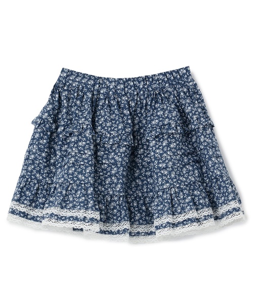 petit main（プティマイン）の「フリルティアードスカート（スカート・キッズ・ネイビー/クリーム/アイボリー・S(80-90cm)/L(120-130cm)/M(100-110cm)）」の6枚目の写真