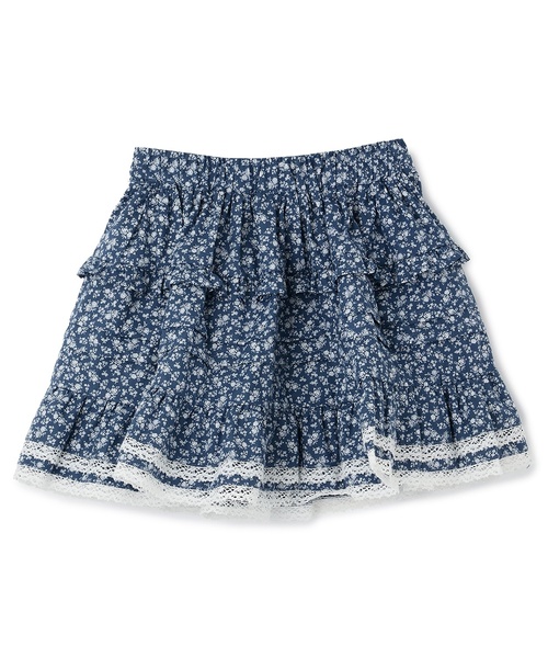 petit main（プティマイン）の「フリルティアードスカート（スカート・キッズ・ネイビー/クリーム/アイボリー・S(80-90cm)/L(120-130cm)/M(100-110cm)）」の7枚目の写真