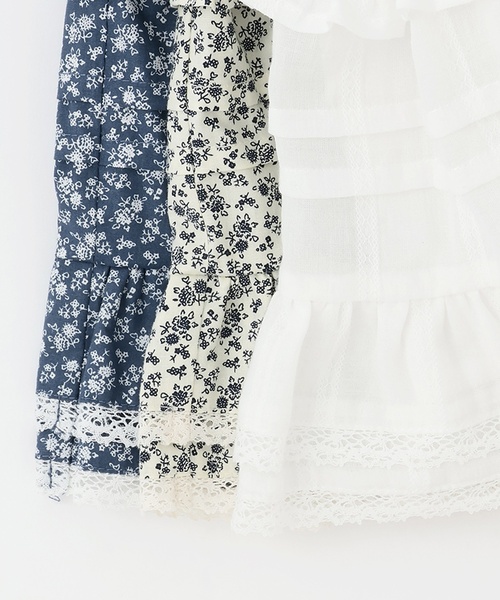 petit main（プティマイン）の「フリルティアードスカート（スカート・キッズ・ネイビー/クリーム/アイボリー・S(80-90cm)/L(120-130cm)/M(100-110cm)）」の11枚目の写真