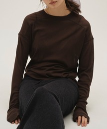 TODAYFUL | 【TODAYFUL/トゥデイフル】Hightwist Gauze Long T-shirts/ハイゲージガーゼロングティーシャツ(Tシャツ/カットソー)