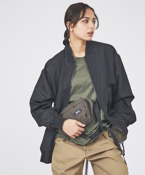 TAION(タイオン)の「【TAION / タイオン】 NON DOWN MOUNTAIN WAIST POUCH /ノンダウン マウンテン ウエストポーチ /ユニセックス 【WEB限定】(ボディバッグ/ウエストポーチ・メンズ・ライトブラウン/ネイビー/ブラック/カーキ・フリー)」の7枚目の写真
