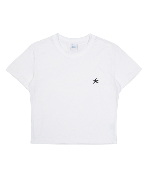 THECOLDESTMOMENT(ザコールデストモーメント)の「(w) TCM mini logo crop T (white)(Tシャツ/カットソー・レディース・その他・X-SMALL)」の1枚目の写真