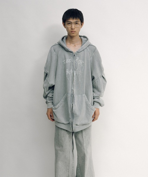 ケイスケヨシダYUGAMI SLEEVE PARKA DarkAge print Yugami Sleeve Parka Dark Age Print（パーカー）｜KEISUKEYOSHIDA