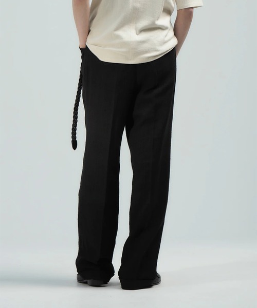 BED J.W. FORD（ベッドフォード）の「【BED J.W. FORDベッドフォード】5-Pockets（スラックス・メンズ・ブラック/グレー・0/1）」の5枚目の写真