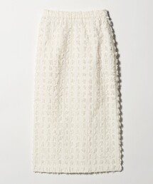 BEAUTY&YOUTH UNITED ARROWS | スクエア フリンジ ジャガード スカート(スカート)