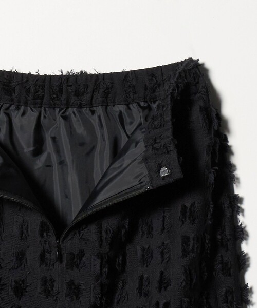 BEAUTY&YOUTH UNITED ARROWS（ビューティーアンドユースユナイテッドアローズ）の「スクエア フリンジ ジャガード スカート（スカート・レディース・ホワイト/ブラック・S/M）」の12枚目の写真