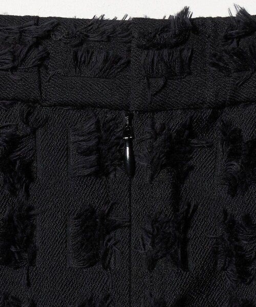 BEAUTY&YOUTH UNITED ARROWS（ビューティーアンドユースユナイテッドアローズ）の「スクエア フリンジ ジャガード スカート（スカート・レディース・ホワイト/ブラック・S/M）」の15枚目の写真