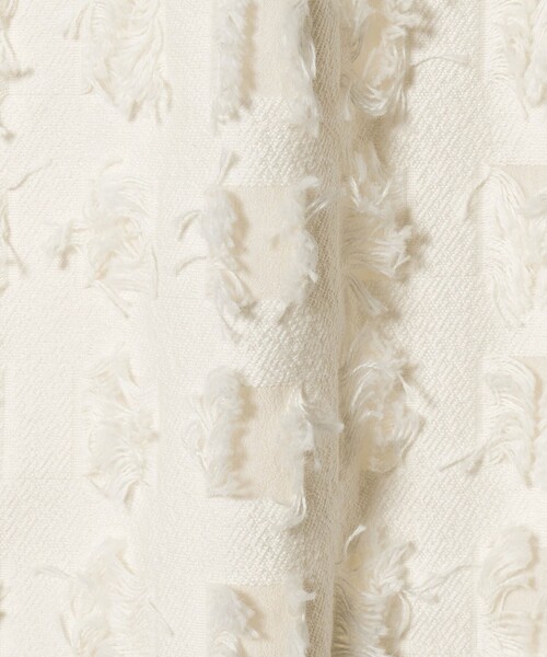 BEAUTY&YOUTH UNITED ARROWS（ビューティーアンドユースユナイテッドアローズ）の「スクエア フリンジ ジャガード スカート（スカート・レディース・ホワイト/ブラック・S/M）」の18枚目の写真