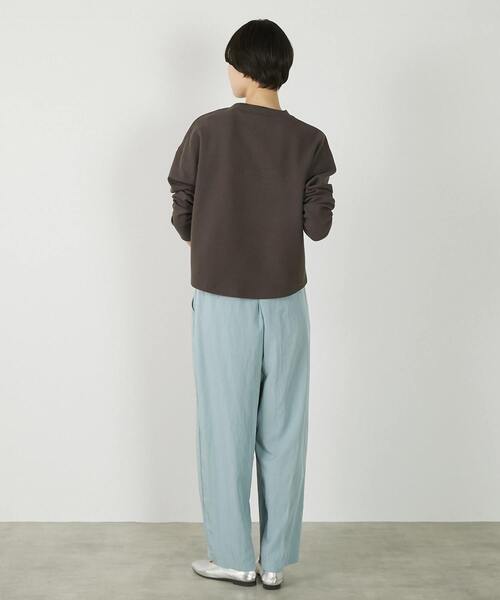 MELROSE claire(メルローズ クレール)の「【レーヨンナイロンポプリンタックカーブパンツ】(その他パンツ・レディース・ベージュ/チャコールグレー/ライトブルー・2/3)」の19枚目の写真