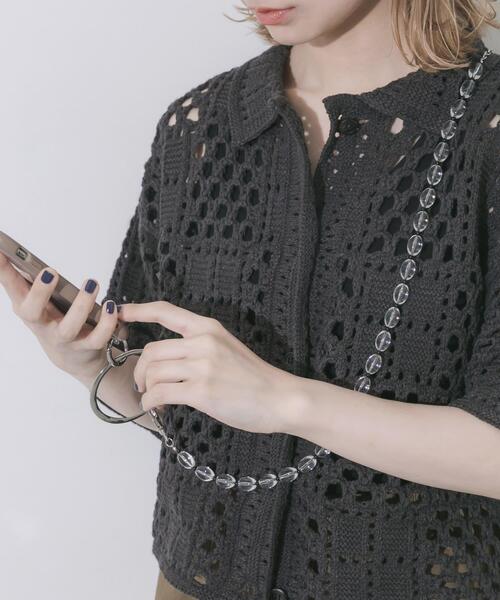 SMELLY（スメリー）の「ビーズチェーンマルチショルダー（スマホケース/カバー・レディース・シルバー系その他/ゴールド系その他・-）」の11枚目の写真