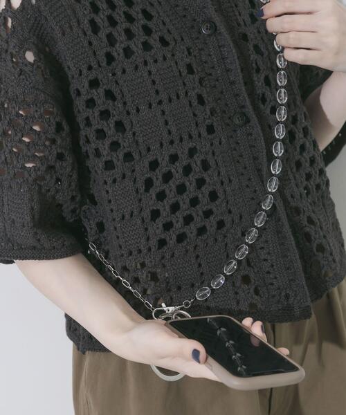 SMELLY（スメリー）の「ビーズチェーンマルチショルダー（スマホケース/カバー・レディース・シルバー系その他/ゴールド系その他・-）」の12枚目の写真