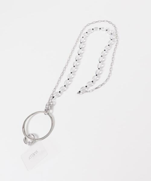 SMELLY（スメリー）の「ビーズチェーンマルチショルダー（スマホケース/カバー・レディース・シルバー系その他/ゴールド系その他・-）」の16枚目の写真