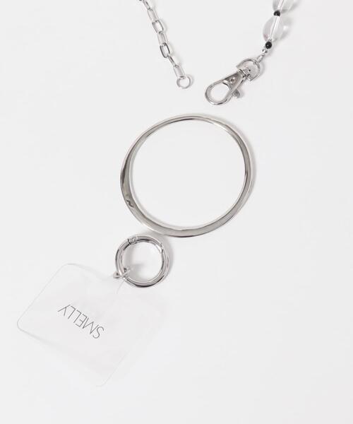 SMELLY（スメリー）の「ビーズチェーンマルチショルダー（スマホケース/カバー・レディース・シルバー系その他/ゴールド系その他・-）」の17枚目の写真