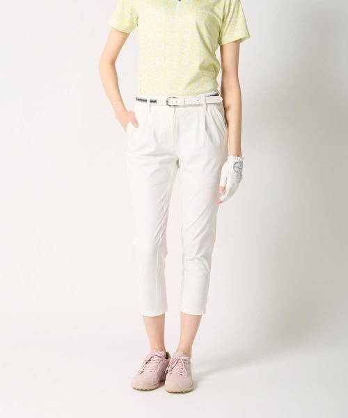 marie claire（マリ・クレール）の「【marie claire:マリ.クレール】レディースストレッチクロップドパンツ　ゴルフ（その他パンツ・レディース・ホワイト/ネイビー/ブラック・XX-LARGE/MEDIUM/LARGE/X-LARGE）」の8枚目の写真