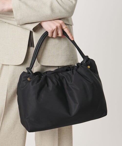 FEEL AND TASTE（フィールアンドテイスト）の「【別注】＜FEEL AND TASTE＞BARKNOT トートバッグ（トートバッグ・レディース・ブラック/ライトグレー・FREE）」の2枚目の写真