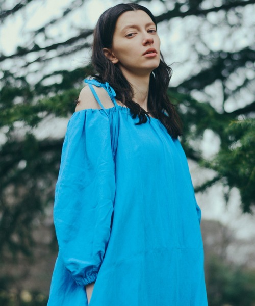ADORE(アドーア)の「◆ドライタッチレーヨンワンピース(ワンピース・レディース・ブラック/ブルー・38)」の18枚目の写真