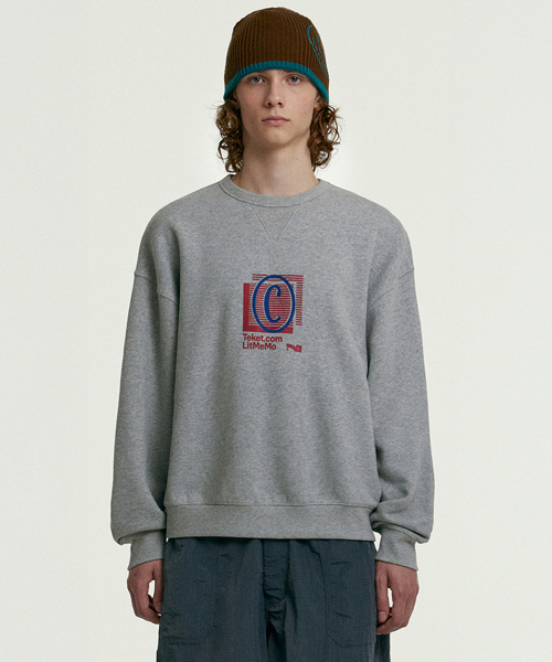 TEKET（テケット）の「Memo Sweatshirt Melange Gray（スウェット・レディース・その他・SMALL/MEDIUM/LARGE）」の2枚目の写真