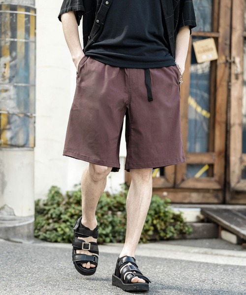 Rocky Monroe(ロッキーモンロー)の「接触冷感 多機能素材ショートクライミングイージーワイドパンツ(その他パンツ・メンズ・ブルーグレー/オフホワイト/ブラウン/ネイビー/インディゴブルー/ベージュ/サックスブルー/カーキ/ブラック/グレー/ブルーグリーン/チャコール・L/M/XL)」の6枚目の写真