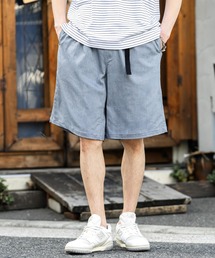 接触冷感 多機能素材ショートクライミングイージーワイドパンツ