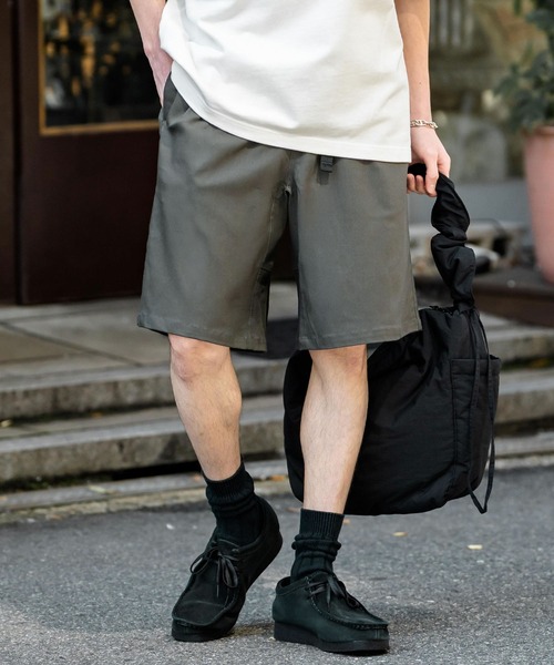 Rocky Monroe(ロッキーモンロー)の「接触冷感 多機能素材ショートクライミングイージーワイドパンツ(その他パンツ・メンズ・ブルーグレー/オフホワイト/ブラウン/ネイビー/インディゴブルー/ベージュ/サックスブルー/カーキ/ブラック/グレー/ブルーグリーン/チャコール・L/M/XL)」の20枚目の写真
