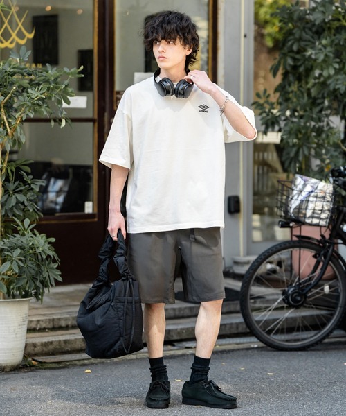 Rocky Monroe(ロッキーモンロー)の「接触冷感 多機能素材ショートクライミングイージーワイドパンツ(その他パンツ・メンズ・ブルーグレー/オフホワイト/ブラウン/ネイビー/インディゴブルー/ベージュ/サックスブルー/カーキ/ブラック/グレー/ブルーグリーン/チャコール・L/M/XL)」の21枚目の写真