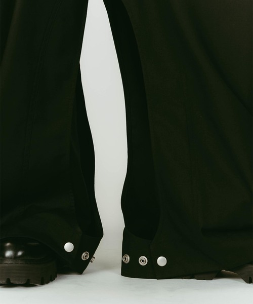 Knuth Marf（クヌースマーフ）の「Knuth Marf/クヌースマーフ high-boot detail pants（スラックス・レディース・チャコールグレー/ブラック・SMALL/X-SMALL）」の7枚目の写真