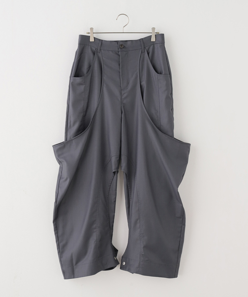 Knuth Marf（クヌースマーフ）の「Knuth Marf/クヌースマーフ high-boot detail pants（スラックス・レディース・チャコールグレー/ブラック・SMALL/X-SMALL）」の19枚目の写真