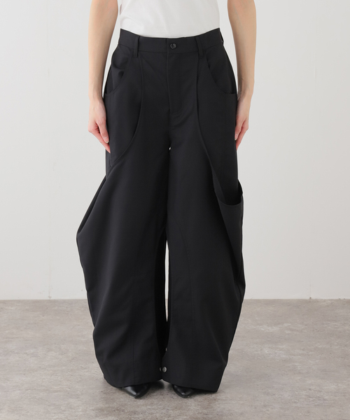 Knuth Marf（クヌースマーフ）の「Knuth Marf/クヌースマーフ high-boot detail pants（スラックス・レディース・チャコールグレー/ブラック・SMALL/X-SMALL）」の21枚目の写真