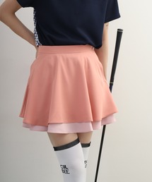 CECIL McBEE | Two-Tier Flare Skirt トゥー-ティア フレアスカート(スカート)