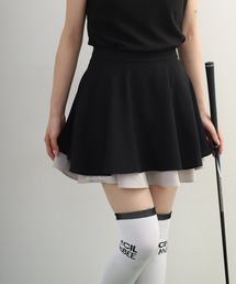 CECIL McBEE（セシルマクビー）の「Two-Tier Flare Skirt トゥー-ティア フレアスカート（スカート）」