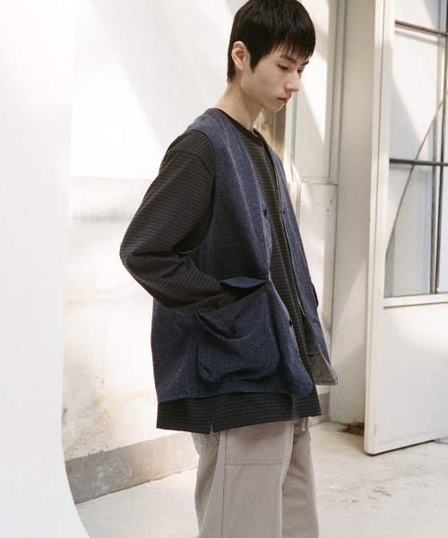 HORLISUN(ホーリーサン)の「Weaver Slik Denim Vest Navy(ベスト・メンズ・その他・SMALL/MEDIUM/LARGE)」の11枚目の写真