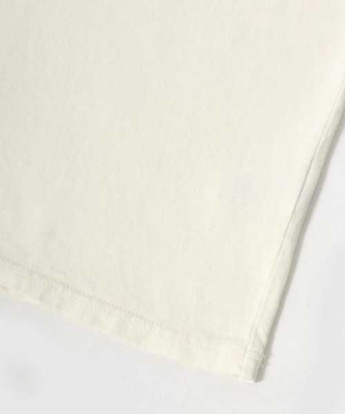 JEMORGAN(ジェーイーモーガン)の「2026SS JEMORGAN/ジェーイーモーガン ピグメント加工 ワンポイントロゴ ワッペン刺繍 ヘンリーネック半袖Tシャツ レディース メンズ(Tシャツ/カットソー・メンズ・レッド/ホワイト/ブラウン/イエロー/パープル/ブラック/オリーブ/サックスブルー/ブルー・S/M/L/XL)」の20枚目の写真