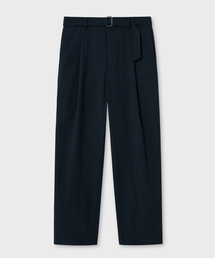 NONBLANK（ノンブランク）の「[夏]サマー クールタッチ ベルト付き ワイドフィットパンツ_DEEP SEA NAVY（スラックス）」