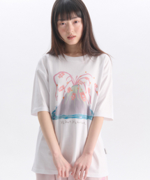 ザ ソフト ボルケーノ ティー グラフィック 半袖 Tシャツ AS1304 (ホワイト)