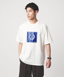 FRED PERRY(�t���b�h�y���[)�́y����EXCLUSIVE�z��FRED PERRY���{�b�N�X ���S T�V���c(T�V���c/�J�b�g�\�[)