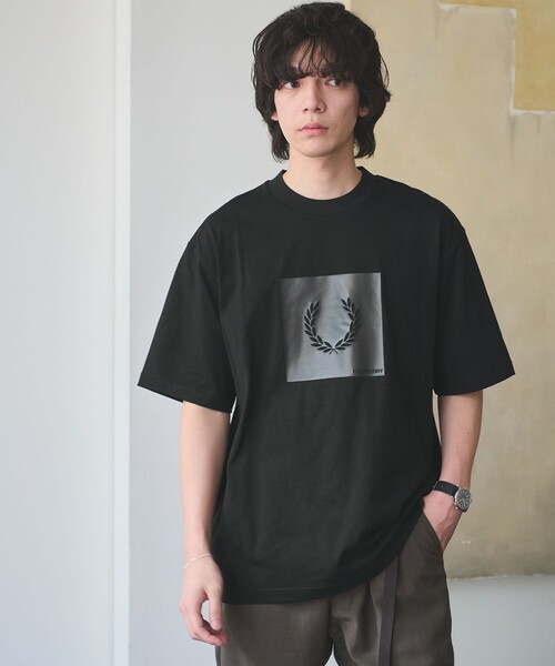国内EXCLUSIVE】＜FRED PERRY＞ボックス ロゴ Tシャツ（Tシャツ