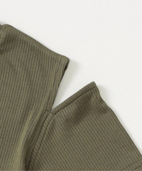 algy（アルジー）の「アシメデザインギャルTシャツ（Tシャツ/カットソー・キッズ・オフホワイト/カーキ/ブラック・160/150/140/130）」の4枚目の写真