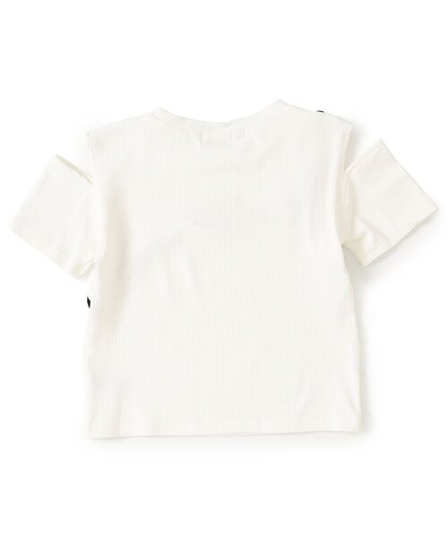 algy（アルジー）の「アシメデザインギャルTシャツ（Tシャツ/カットソー・キッズ・オフホワイト/カーキ/ブラック・160/150/140/130）」の15枚目の写真
