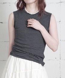 "02"≪Robert P. Miller≫パックT パネルリブ クルーネック タンクトップ