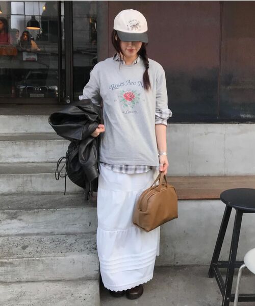 SIYAZU(シヤジュ)の「SIED26-1 ローズ 半袖Tシャツ_ホワイト(Tシャツ/カットソー・レディース・ホワイト・ONE)」の9枚目の写真