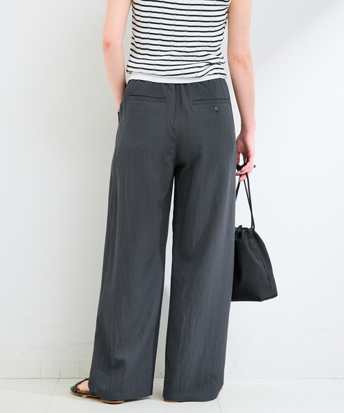 B.C STOCK（ベーセーストック）の「《追加2》手洗い可 / セルロースカルゼベイカーイージーパンツ（その他パンツ・レディース・チャコールグレー/ライトグレー/ブラウン・SMALL/MEDIUM）」の10枚目の写真