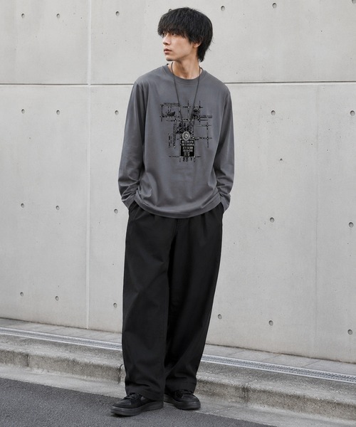 REBALANCE(リバランス)の「ロングTシャツ(Tシャツ/カットソー・メンズ・K/F/E/C/H/A/I/G/B/J/L/D・LARGE/MEDIUM/X-LARGE)」の3枚目の写真