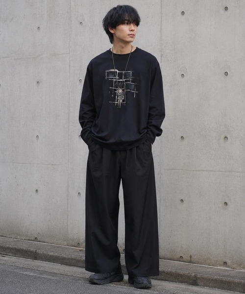 REBALANCE(リバランス)の「ロングTシャツ(Tシャツ/カットソー・メンズ・K/F/E/C/H/A/I/G/B/J/L/D・LARGE/MEDIUM/X-LARGE)」の4枚目の写真