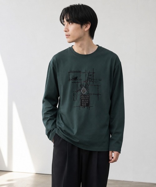 REBALANCE(リバランス)の「ロングTシャツ(Tシャツ/カットソー・メンズ・K/F/E/C/H/A/I/G/B/J/L/D・LARGE/MEDIUM/X-LARGE)」の7枚目の写真