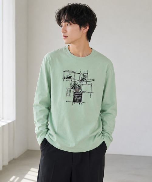 REBALANCE(リバランス)の「ロングTシャツ(Tシャツ/カットソー・メンズ・K/F/E/C/H/A/I/G/B/J/L/D・LARGE/MEDIUM/X-LARGE)」の8枚目の写真