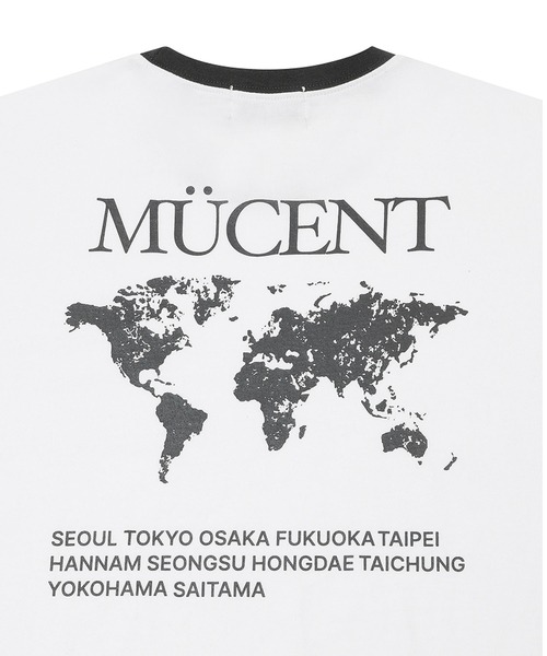 MUCENT(ムセント)の「◇MUCENT◇ブランド直輸入正規品/トレース リンガー ハーフ T TRACE RINGER HALF T(Tシャツ/カットソー・レディース・ブラック/ホワイト・L/S)」の7枚目の写真