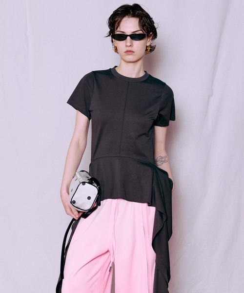 【2026SUMMER PRE-ORDER】Ruffle Hem T-Shirt/ラッフルヘムTシャツ