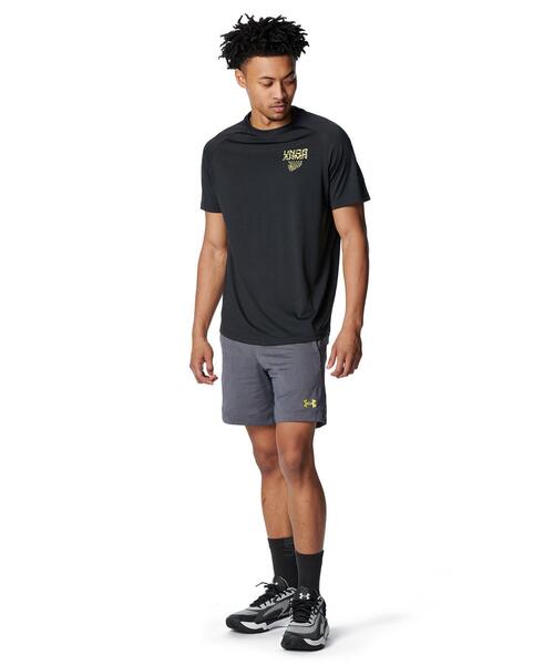 UNDER ARMOUR(アンダーアーマー)の「UAドリーマーズ ジャカード メッシュショーツ(バスケットボール/メンズ)(その他パンツ・メンズ・グレー×ホワイト・M/L/XL/3XL/S/2XL)」の5枚目の写真